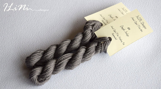 Hand dyed cotton thread / floss (6 strands) greyish indigo (158) for cross stitch / embroidery