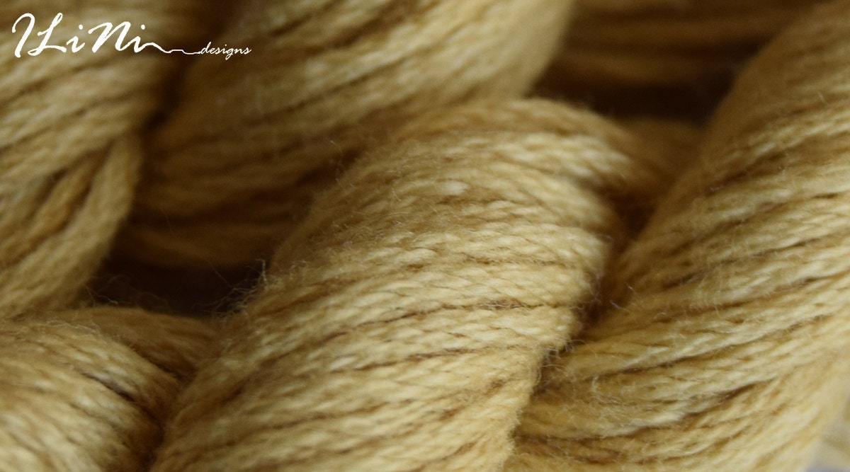 Hand dyed cotton thread / floss (6 strands) dijon colour (005) for cross stitch / embroidery