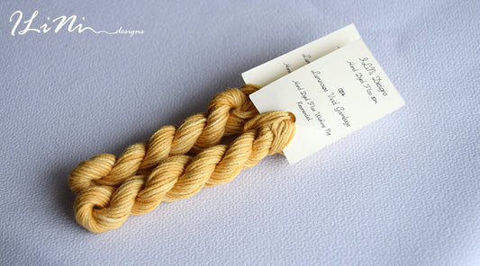 Hand dyed cotton thread / floss (6 strands) luminous vivid gamboge (054) for cross stitch / embroidery